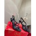Christian Louboutin Spikita Strap 100mm Sandals In Black Suede Christian Louboutin Spikita Strap 100mm Sandals In Black Suede