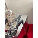 Christian Louboutin Spikita Strap 100mm Sandals In Black Leather Christian Louboutin Spikita Strap 100mm Sandals In Black Leather