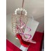 Christian Louboutin Spikita Strap 100mm Sandals In Pink Leather Christian Louboutin Spikita Strap 100mm Sandals In Pink Leather