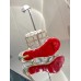 Christian Louboutin Goldora 100mm Silver Sandals with Spikes Christian Louboutin Goldora 100mm Silver Sandals with Spikes