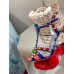 Christian Louboutin Goldora 100mm Sandals with Multicoloured Spikes Christian Louboutin Goldora 100mm Sandals with Multicoloured Spikes