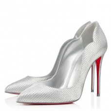 Christian Louboutin Hot Chick 100mm Pumps In Sequin Fabric Christian Louboutin Hot Chick 100mm Pumps In Sequin Fabric