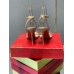 Christian Louboutin Loubigirl 100mm Sandals In Nude Lambskin