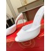 Christian Louboutin Me Dolly 100mm Mules In White Patent Leather Christian Louboutin Me Dolly 100mm Mules In White Patent Leather