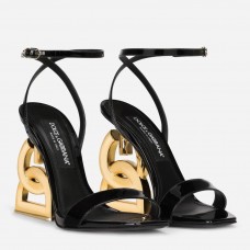 Dolce & Gabbana Pink Down-padded Mules with DG Pop Heel