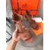Hermes Viaggio 60MM Sandals In Brown Calfskin Hermes Viaggio 60MM Sandals In Brown Calfskin