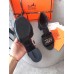 Hermes Viaggio 60MM Sandals In Black Calfskin Hermes Viaggio 60MM Sandals In Black Calfskin