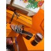 Hermes Tandem 50mm Sandals In Silver Metallic Calfskin Hermes Tandem 50mm Sandals In Silver Metallic Calfskin