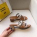Hermes Tandem 50mm Sandals In Multicolour Lambskin