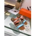 Hermes Avenue Sandals In Multicolour Calfskin Hermes Avenue Sandals In Multicolour Calfskin