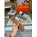 Hermes Avenue Sandals In White Calfskin Hermes Avenue Sandals In White Calfskin