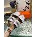 Hermes Avenue Sandals In White Calfskin Hermes Avenue Sandals In White Calfskin