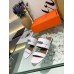 Hermes Avenue Sandals In White Calfskin Hermes Avenue Sandals In White Calfskin
