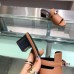 Hermes Candy 40mm Sandals In Brown Calfskin Hermes Candy 40mm Sandals In Brown Calfskin