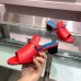 Hermes Candy 40mm Sandals In Red Calfskin Hermes Candy 40mm Sandals In Red Calfskin