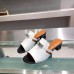 Hermes Candy 40mm Sandals In White Calfskin Hermes Candy 40mm Sandals In White Calfskin
