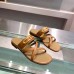 Hermes Claire Sandals In Brown Calfskin Hermes Claire Sandals In Brown Calfskin