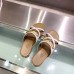 Hermes Claire Sandals In White Calfskin Hermes Claire Sandals In White Calfskin