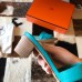 Hermes Oasis Slide Sandals 50mm In Lake Green Epsom Calfskin Hermes Oasis Slide Sandals 50mm In Lake Green Epsom Calfskin