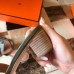 Hermes Oasis Slide Sandals 50mm In Grey Ostrich Leather Hermes Oasis Slide Sandals 50mm In Grey Ostrich Leather