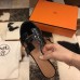 Hermes Oasis Slide Sandals 50mm In Black Patent Calfskin Hermes Oasis Slide Sandals 50mm In Black Patent Calfskin