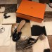 Hermes Oasis Slide Sandals 50mm In Black Patent Calfskin Hermes Oasis Slide Sandals 50mm In Black Patent Calfskin