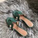 Hermes Oasis Slide Sandals 50mm In Malachite Epsom Perforated Calfskin Hermes Oasis Slide Sandals 50mm In Malachite Epsom Perforated Calfskin