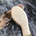 Hermes Oasis Slide Sandals 50mm In Champagne Swift Calfskin Hermes Oasis Slide Sandals 50mm In Champagne Swift Calfskin