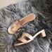 Hermes Oasis Slide Sandals 50mm In Champagne Swift Calfskin Hermes Oasis Slide Sandals 50mm In Champagne Swift Calfskin