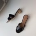 Hermes Oasis Slide Sandals 50mm In Black Swift Calfskin Hermes Oasis Slide Sandals 50mm In Black Swift Calfskin