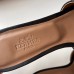 Hermes Oasis Slide Sandals 50mm In Black Swift Calfskin Hermes Oasis Slide Sandals 50mm In Black Swift Calfskin
