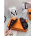 Hermes Women's Chypre Sandals In Black Epsom Calfskin