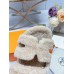 Hermes Women's Chypre Sandals In Off White Shearling