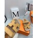Hermes Women's Chypre Sandals in Beige Suede with Shearling