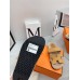 Hermes Women's Chypre Sandals in Beige Suede with Shearling