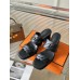 Hermes Gaby Sandals 60mm in Black Nappa Leather Hermes Gaby Sandals 60mm in Black Nappa Leather