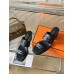 Hermes Gaby Sandals 60mm in Black Nappa Leather Hermes Gaby Sandals 60mm in Black Nappa Leather