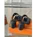 Hermes Gaby Sandals 60mm in Black Nappa Leather Hermes Gaby Sandals 60mm in Black Nappa Leather