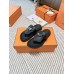 Hermes Empire Sandals in Black Calfskin Hermes Empire Sandals in Black Calfskin