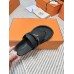Hermes Empire Sandals in Black Calfskin Hermes Empire Sandals in Black Calfskin