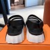 Hemes Women's Electric Sandals in Black Leather Hemes Women's Electric Sandals in Black Leather