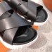 Hemes Women's Electric Sandals in Black Leather Hemes Women's Electric Sandals in Black Leather