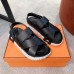 Hemes Women's Electric Sandals in Black Leather Hemes Women's Electric Sandals in Black Leather