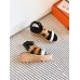 Hermes Havane 30 Sandals in Bi-color Calfskin Leather Hermes Havane 30 Sandals in Bi-color Calfskin Leather