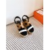 Hermes Havane 30 Sandals in Bi-color Calfskin Leather Hermes Havane 30 Sandals in Bi-color Calfskin Leather
