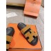 Hermes Women's Chypre Sandals In Brown Suede Calfskin