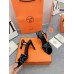 Hermes Heden 80 Sandals in Black Suede Leather with Rhinestone Hermes Heden 80 Sandals in Black Suede Leather with Rhinestone