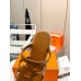 Hermes Isabella 30 Sandals in Brown Calfskin Hermes Isabella 30 Sandals in Brown Calfskin