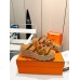 Hermes Isabella 30 Sandals in Brown Calfskin Hermes Isabella 30 Sandals in Brown Calfskin