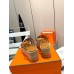 Hermes Isabella 30 Sandals in Brown Calfskin Hermes Isabella 30 Sandals in Brown Calfskin